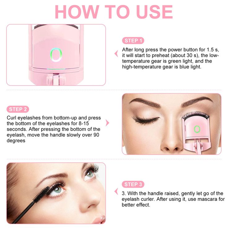 Electric Heated Eyelash Curler – Long-Lasting Lift