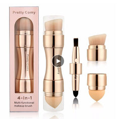 Sculpt & Blend 4-in-1 Makeup Brush (Foundation, Contour, Lip & Blending Tool)