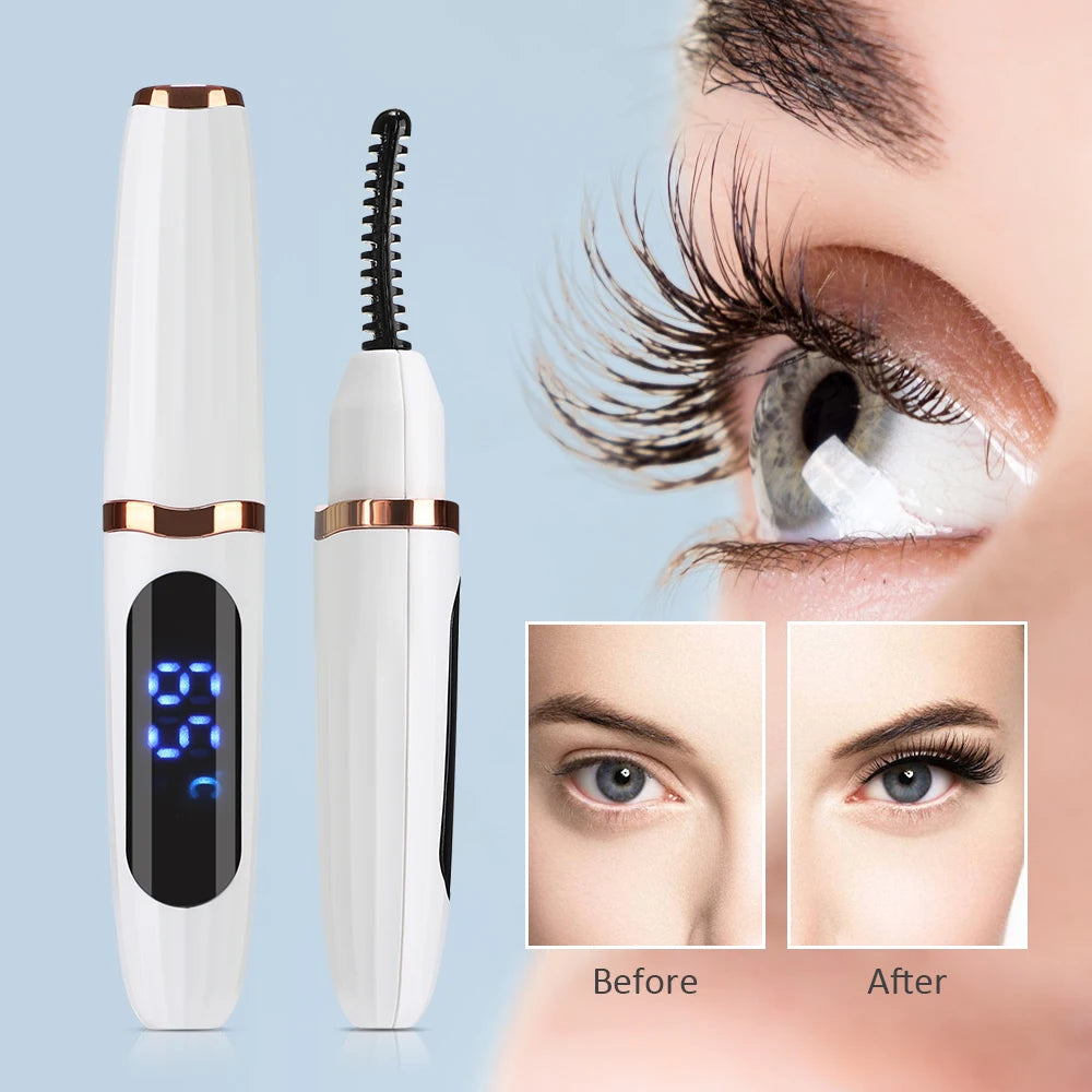 Heated Eyelash Curler – Rechargeable Portable Styler