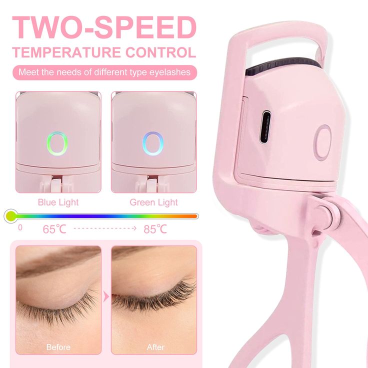 Electric Heated Eyelash Curler – Long-Lasting Lift